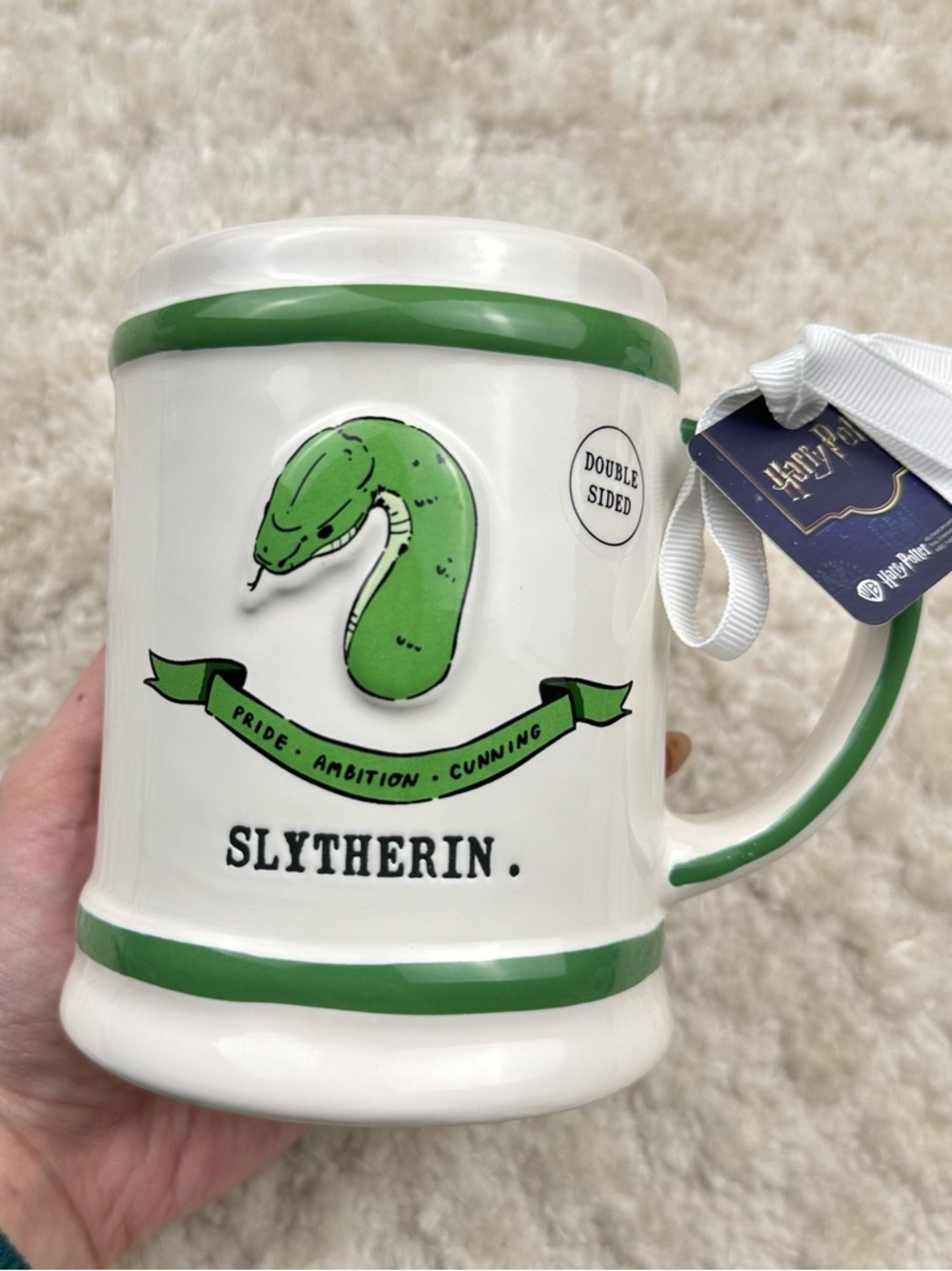 Rae Dunn Harry Potter Slytherin Mug